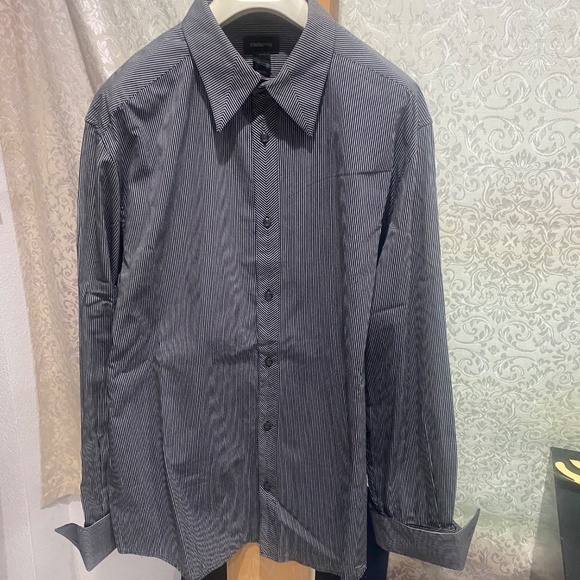 Claiborne Class Cuff Link Shirt Sz XL - Picture 10 of 10